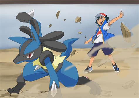 ash's lucario|Lucario (Pokémon) .